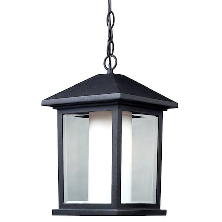 Z-Lite Mesa 1 Light Outdoor Chain Light, Black 523CHB